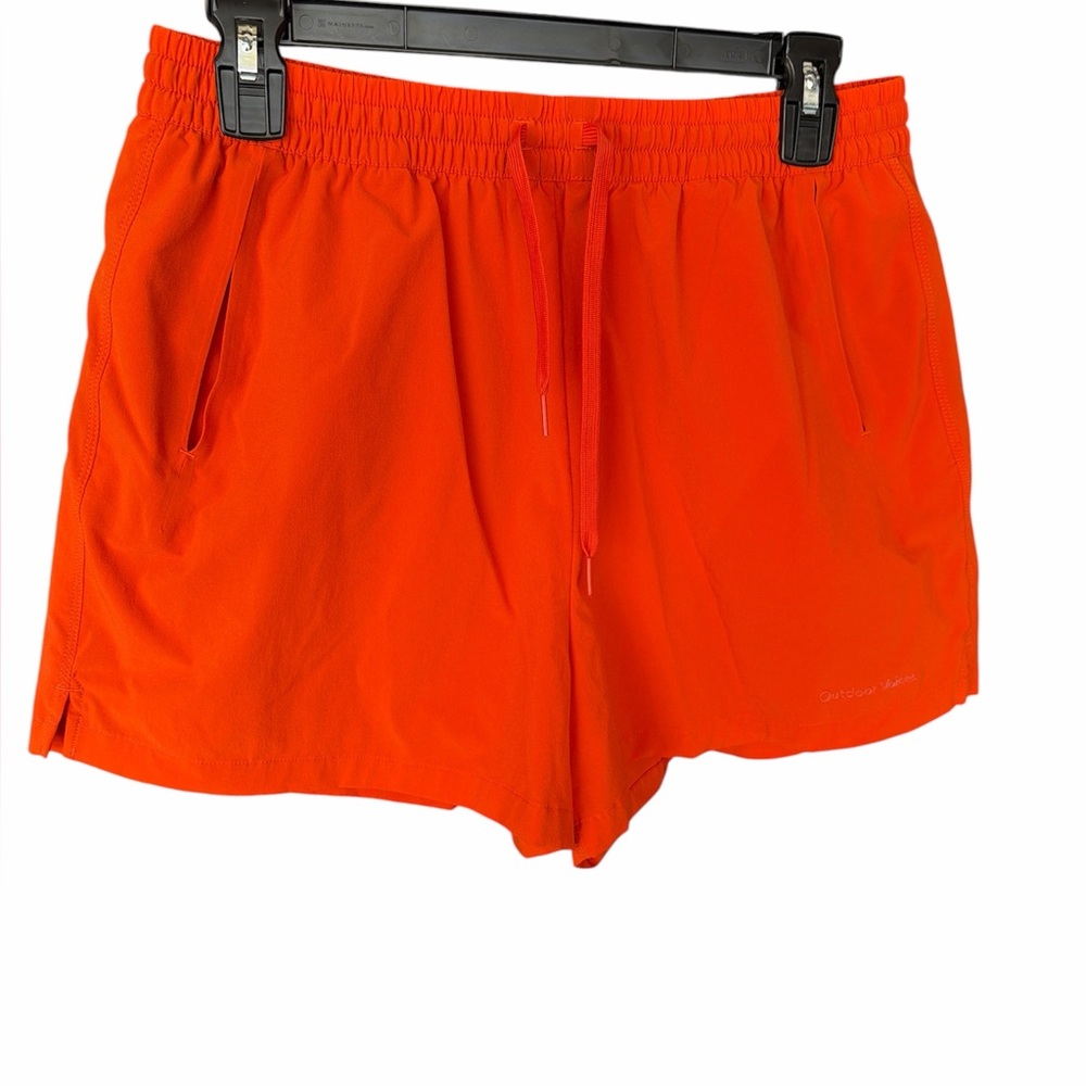 OUTDOOR VOICES Orange Athletic Shorts size large